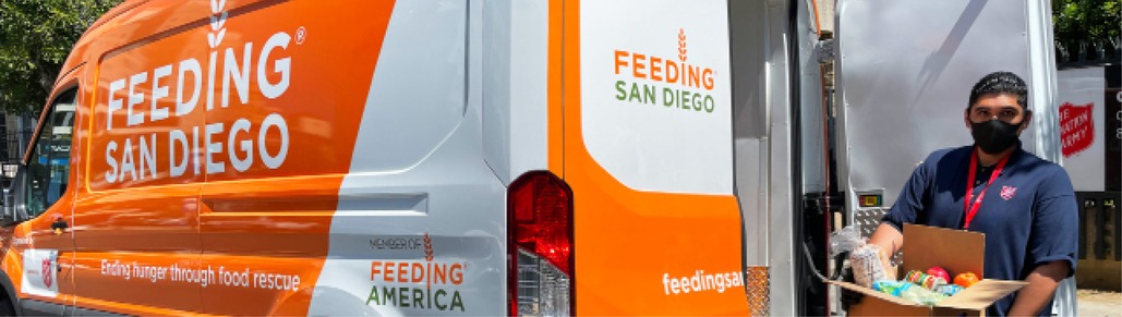 Feeding San Diego works together with The Lucky Duck Foundation and The