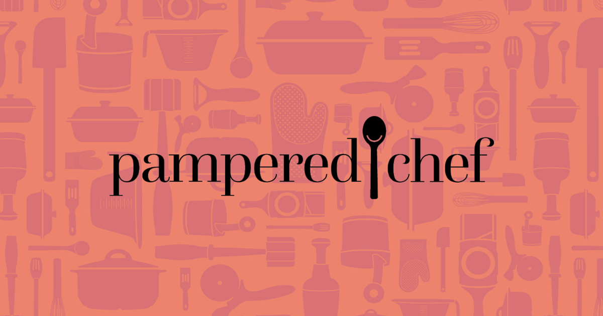 Pampered Chef logo - shop for a cause