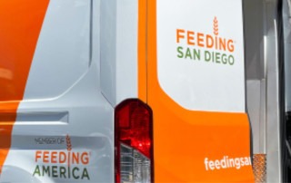 Feeding San Diego truck closeup