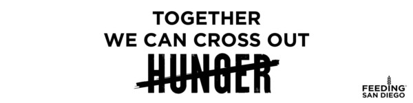 LinkedIn Banner which reads "Together We Can Cross Out Hunger"