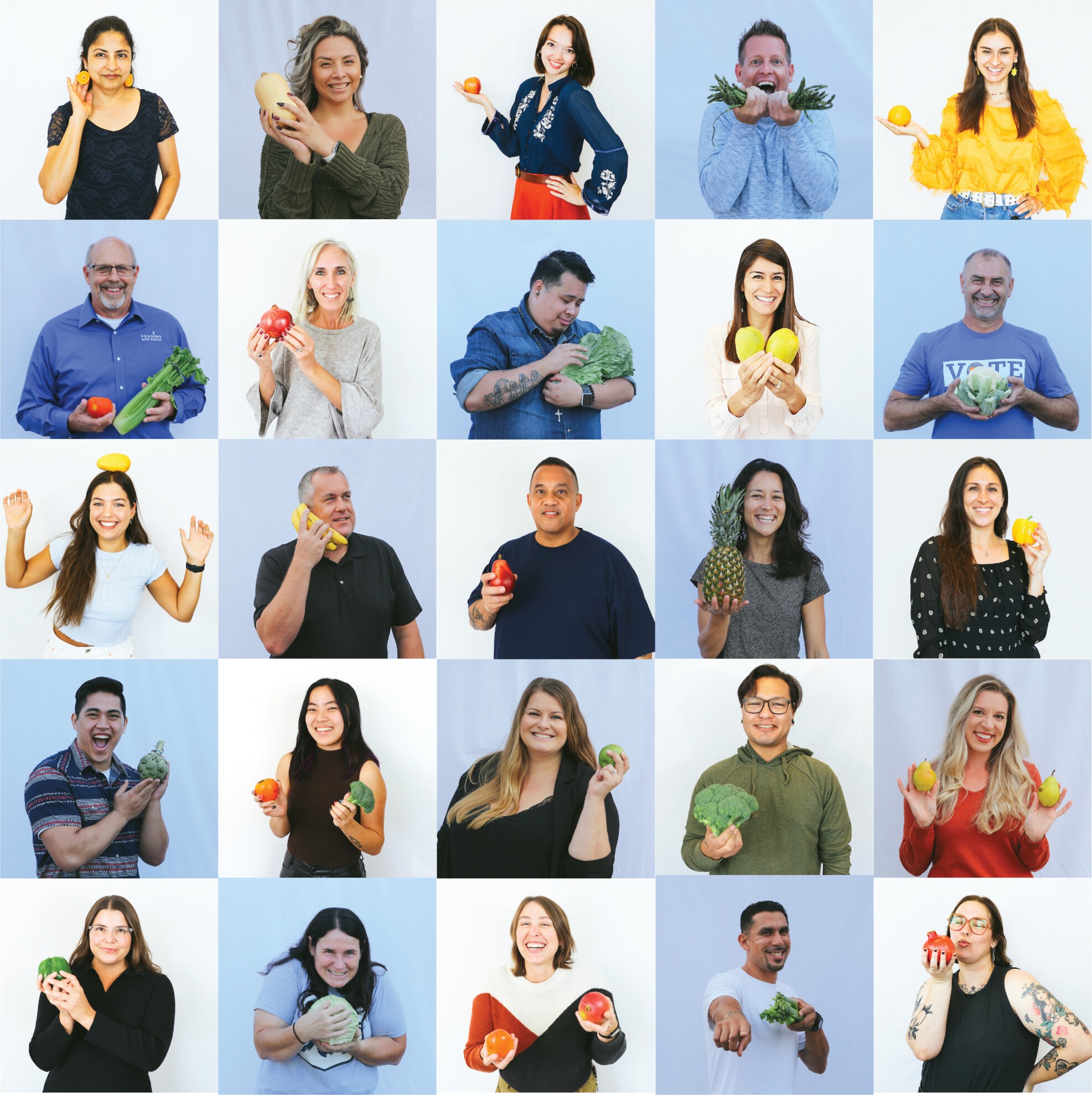 Feeding San Diego staff collage