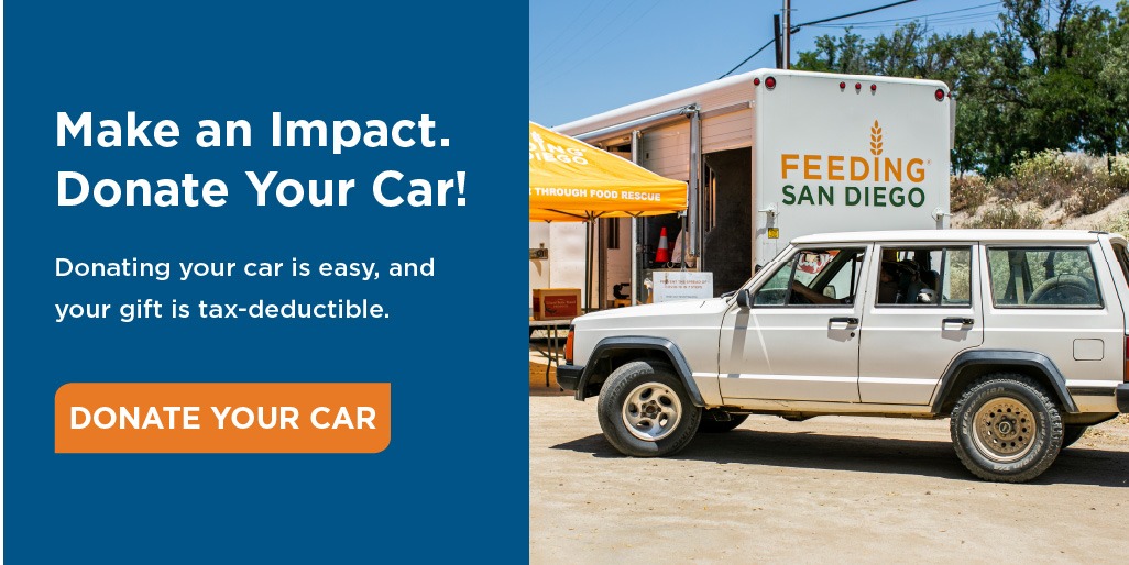 A graphic that says Make an Impact, Donate Your Car
