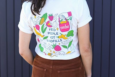 Feed People, Not Landfills shirt design