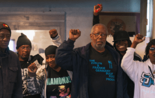 Volunteers from the San Diego Original Black Panther Party