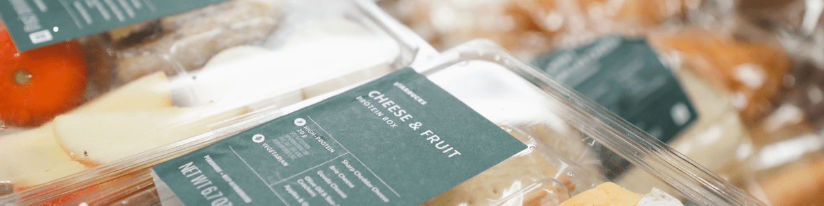 Starbucks protein boxes